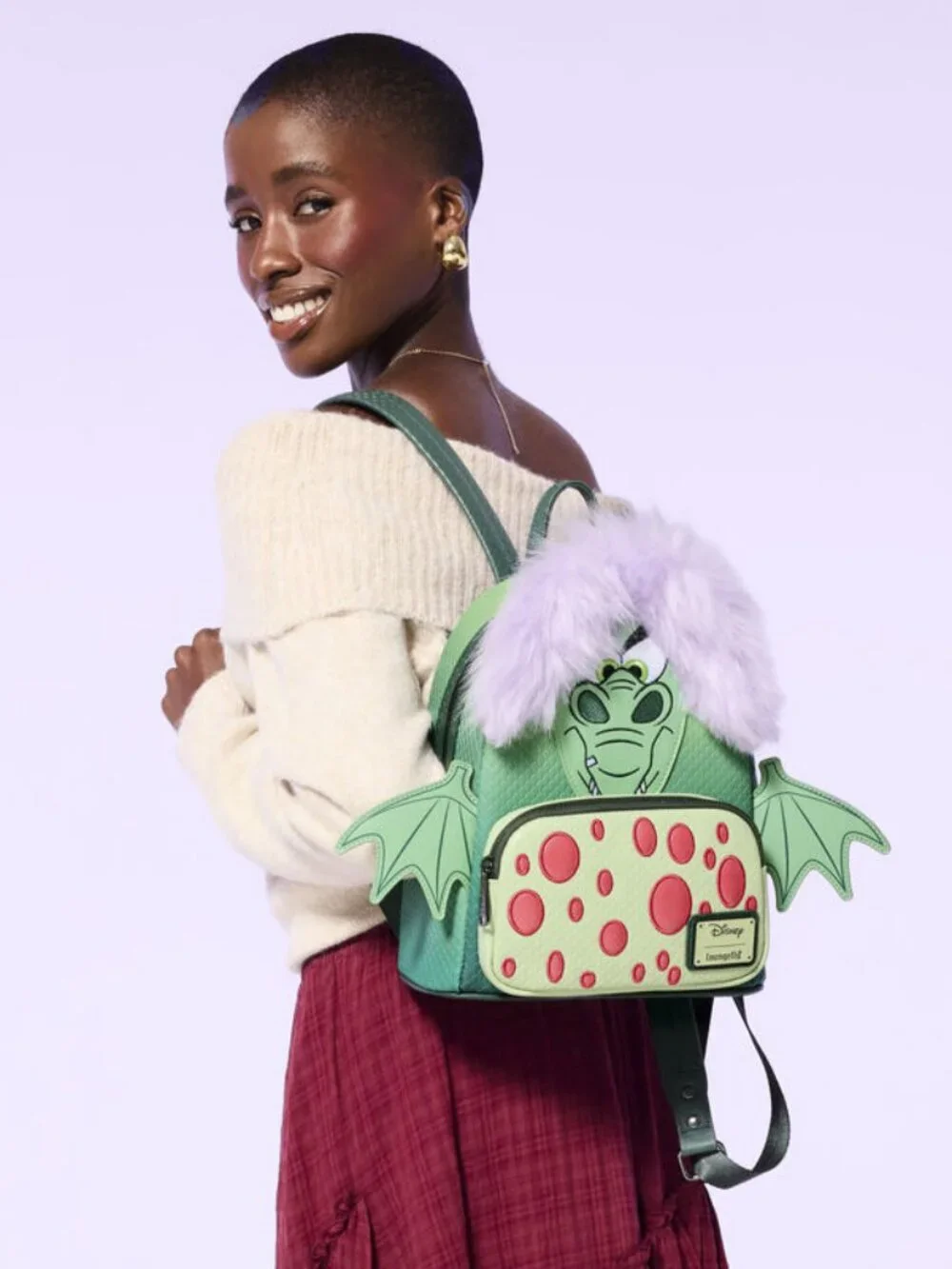 NWT Loungefly Disney Madam Mim Dragon Cosplay Mini Backpack Sword in the Stone